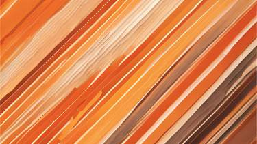 Painted line arts of shades of orange